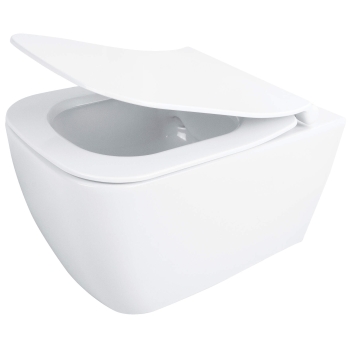 Miska WC z deską bezkołnierzowa